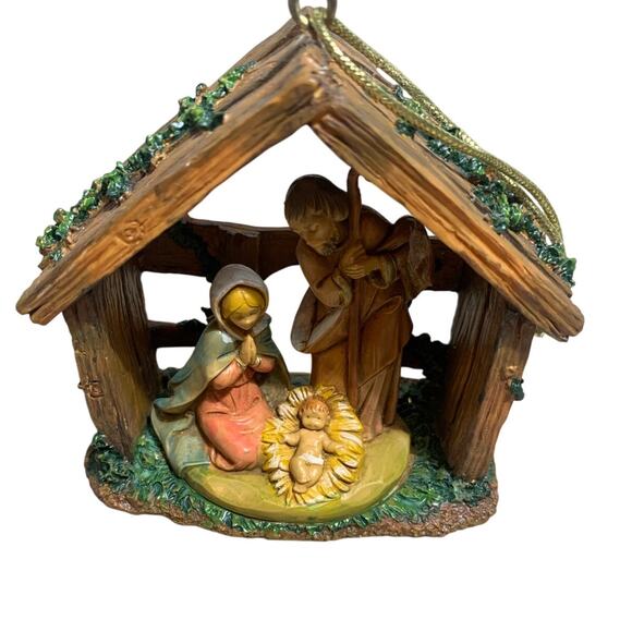 Fontanini Nativity Hanging Christmas Ornament Original Box 3.5" - Picture 1 of 6